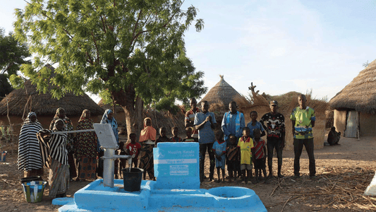 Sabr's first water well in Niger, Africa