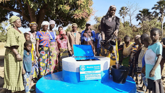 Sabr's second water well. Mali,Africa