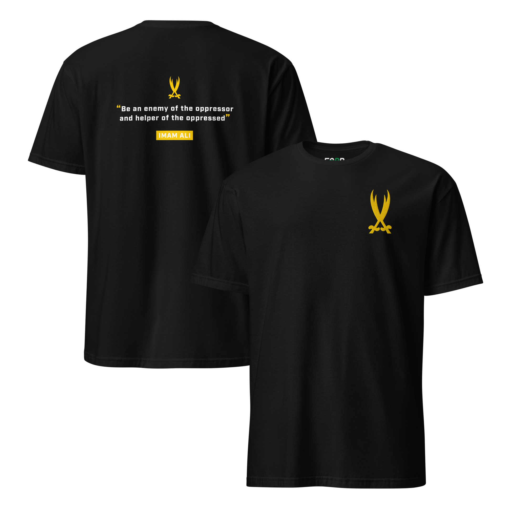 Sabr quote series Imam Ali black t-shirt