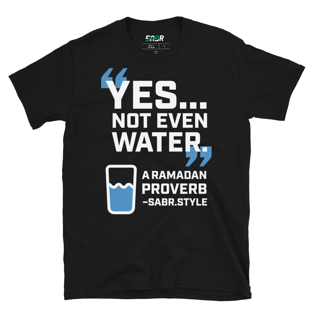 Not Even Water Tee (black)